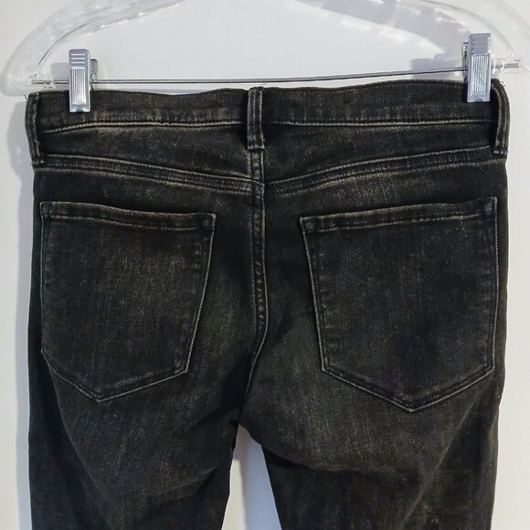 Banana Republic Premium  Denim Women's Skinny Black Jeans SZ 26 - Picture 5 of 11